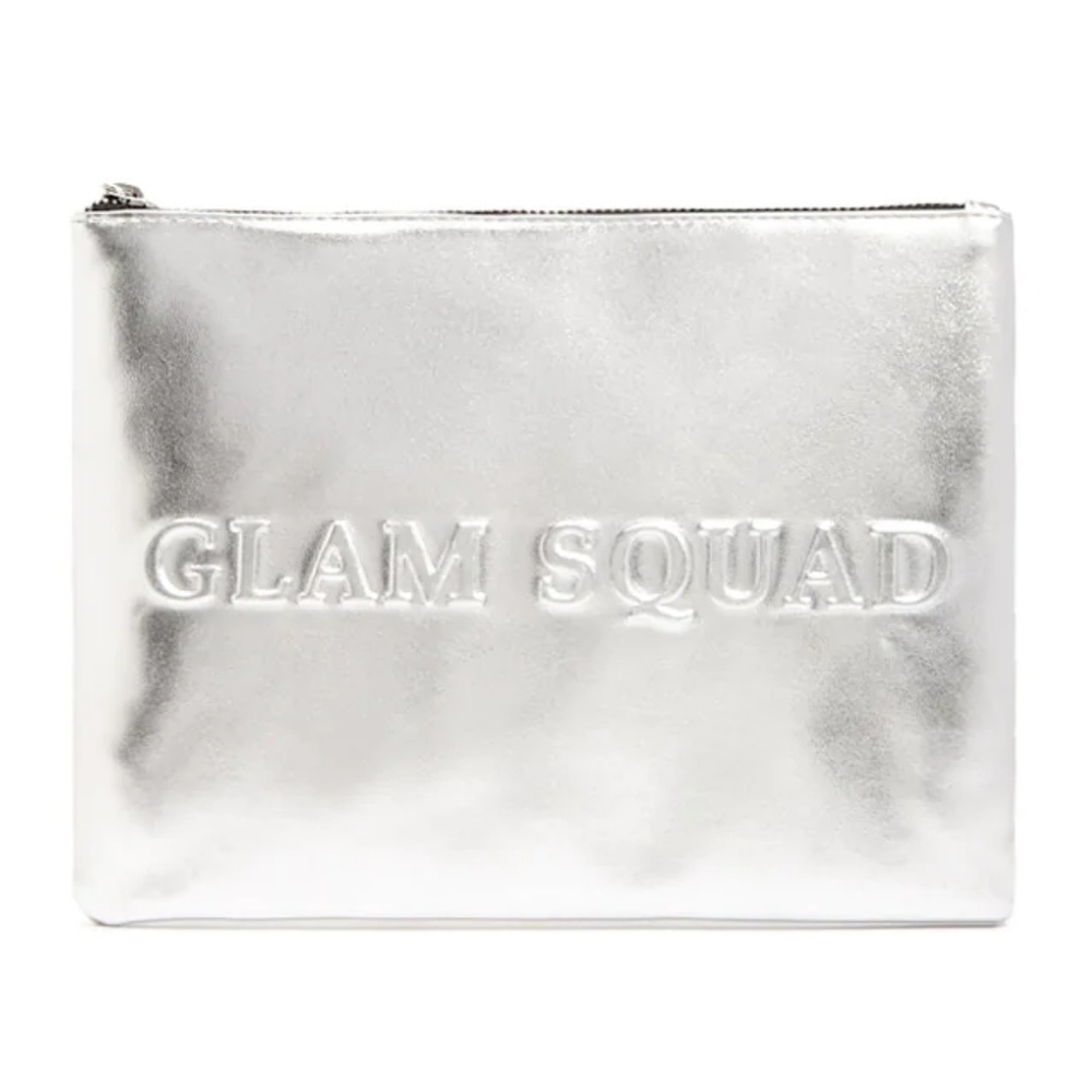 BRAND NEW! Silver Makeup Bag